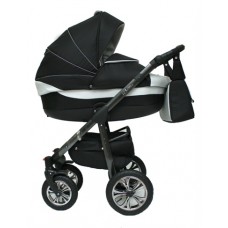 Универсальная коляска Androx Stella  2 в 1 – Black - Silver